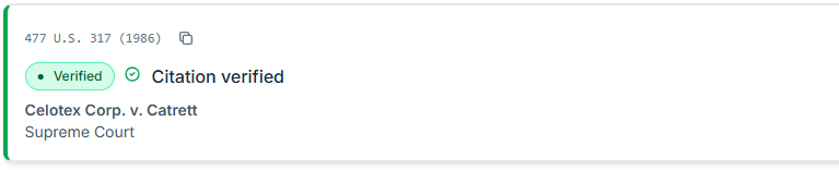 GhostCite showing a verified citation
